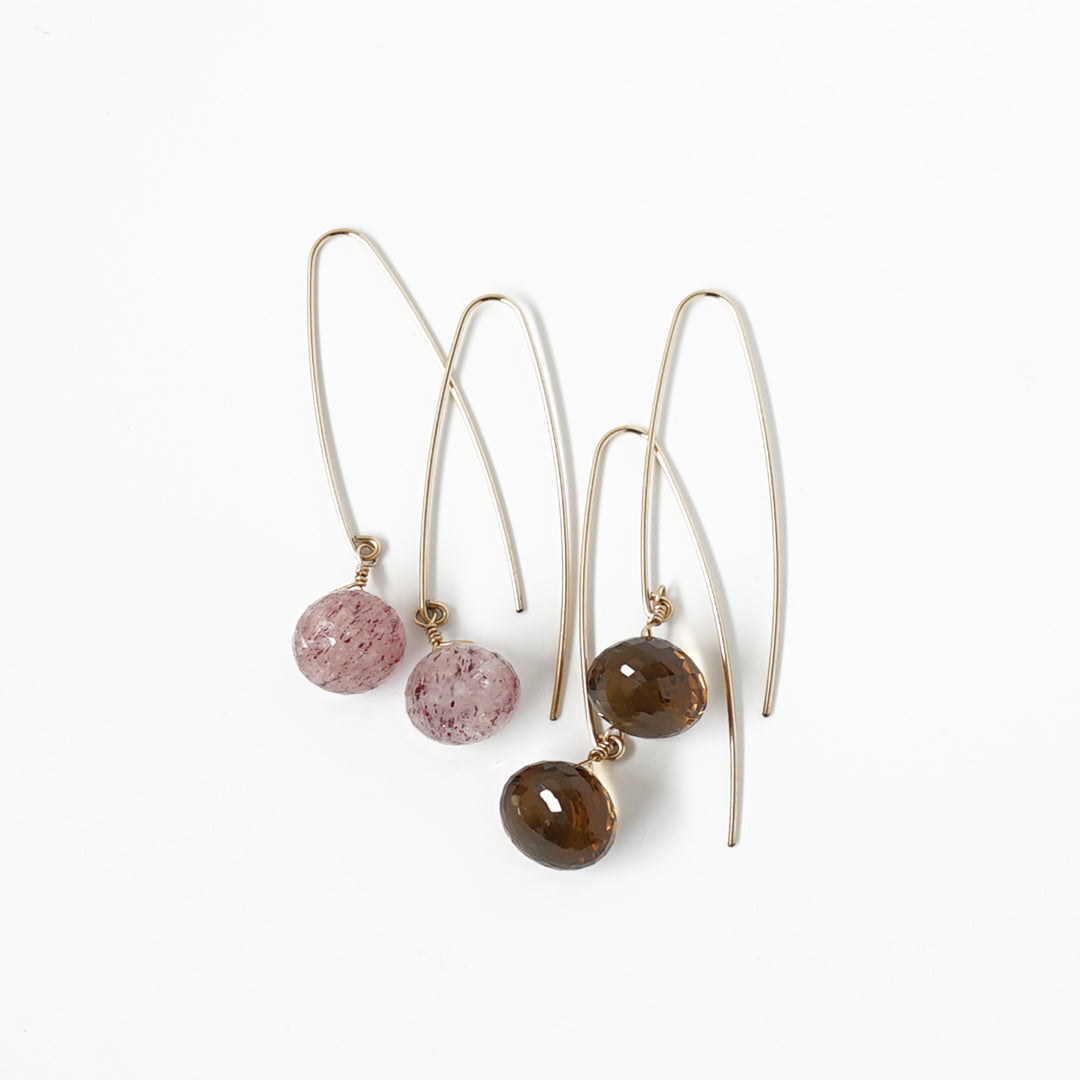 LONG ピアス ビアクォーツ