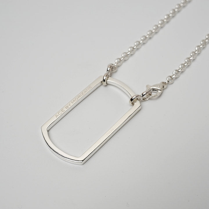 tag circle on necklace［AG921403 Sterling silver］ネックレス