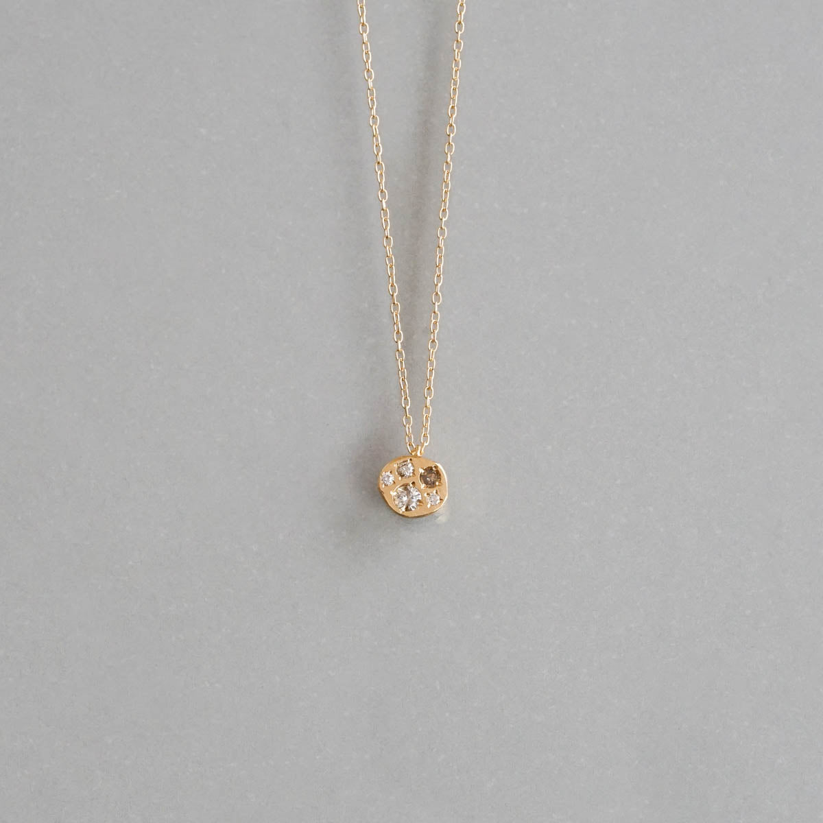 Atelier d'antan：Round Chocolate Necklace A024201AN008