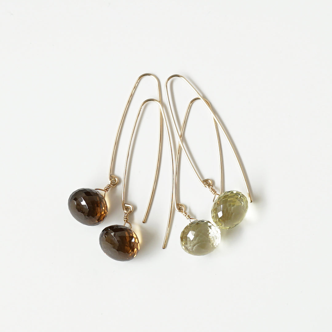 LONG ピアス ビアクォーツ