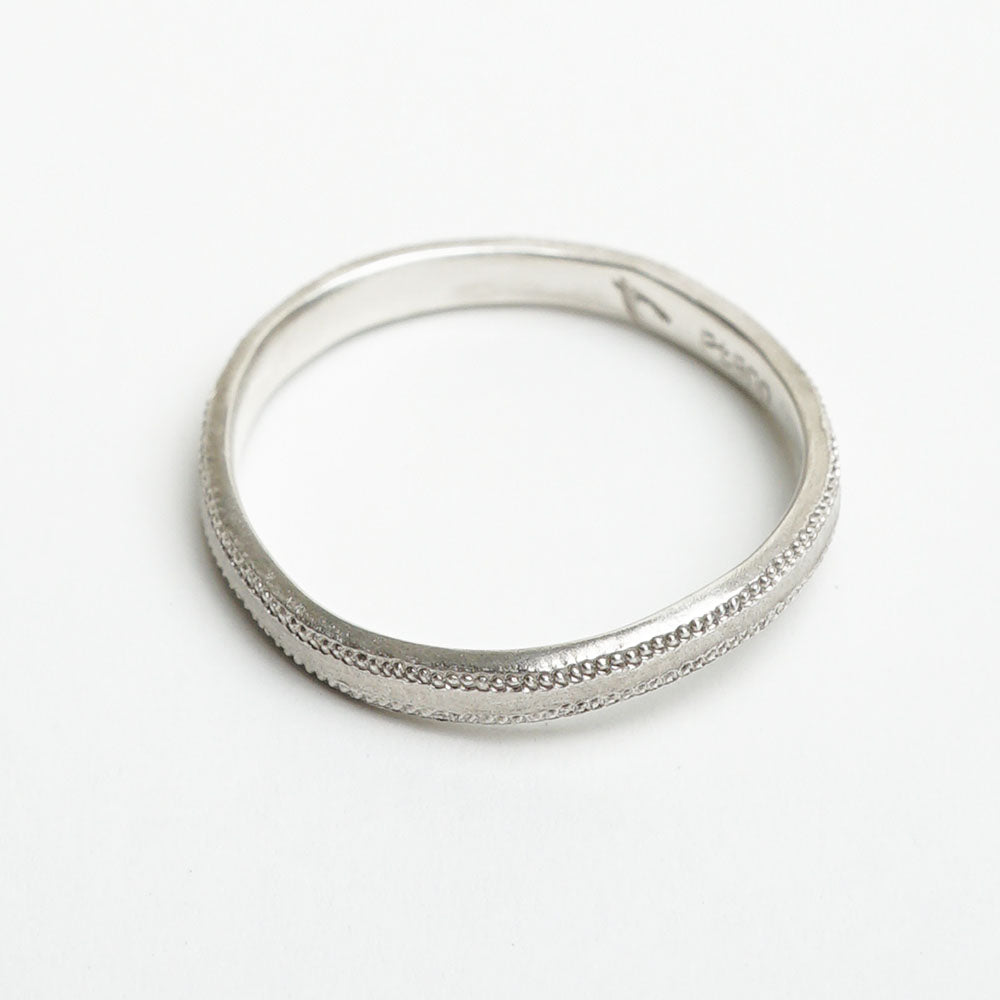 atelier plow BRIDAL RING［水面 Pt900/Pt900］結婚指輪