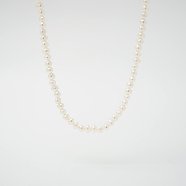 Toile by Atelier d'antan : Round Small Pearl Necklace A301231AN274