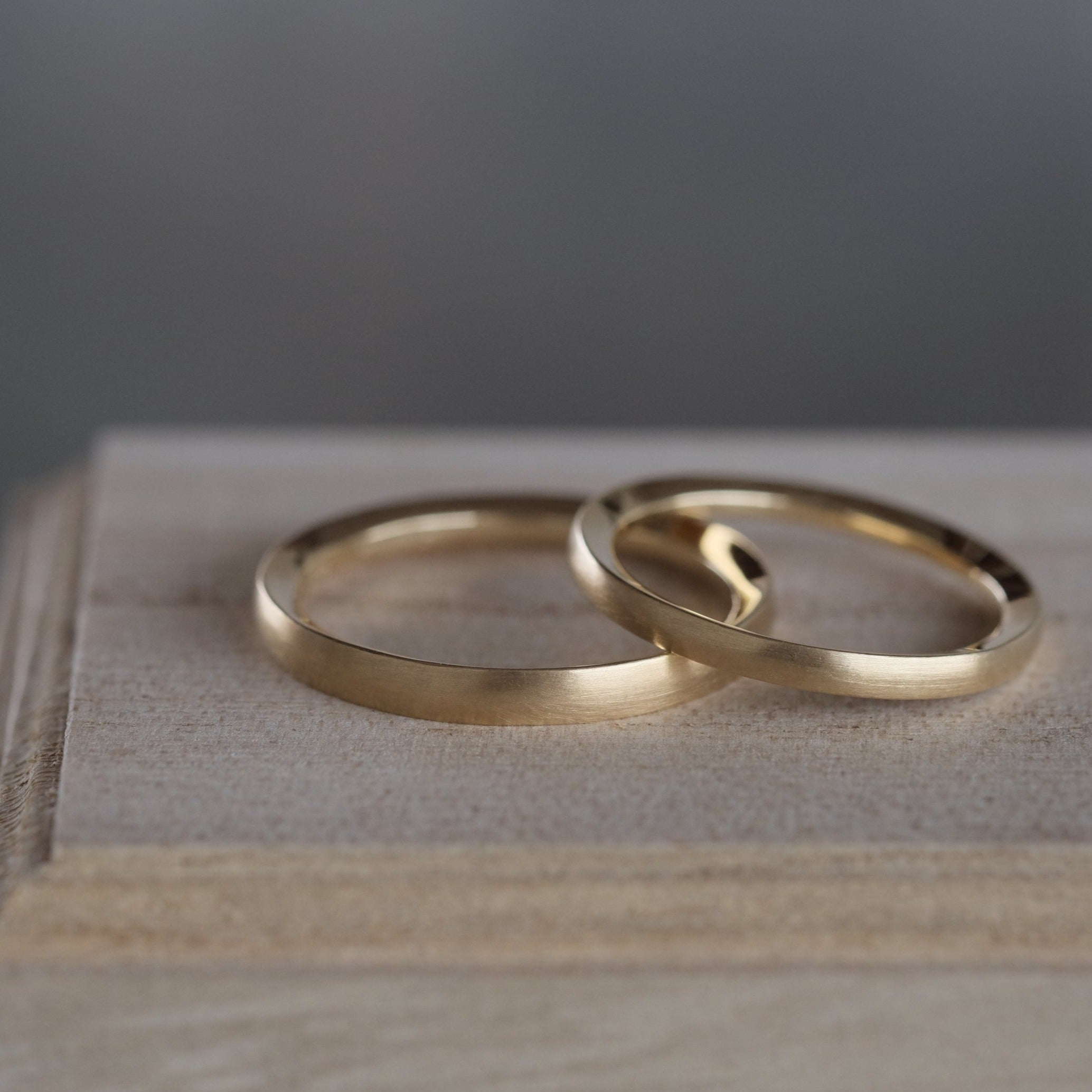 BRIDAL RING［Flaot K18YG/K18YG］結婚指輪（ペア）