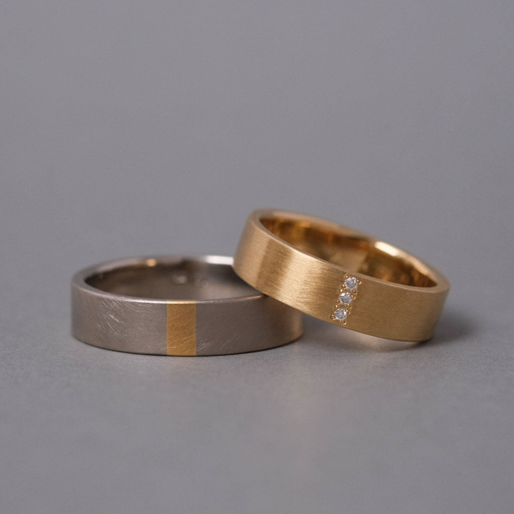 BRIDAL RING［Extention 5mm K18WG/K18YG］結婚指輪