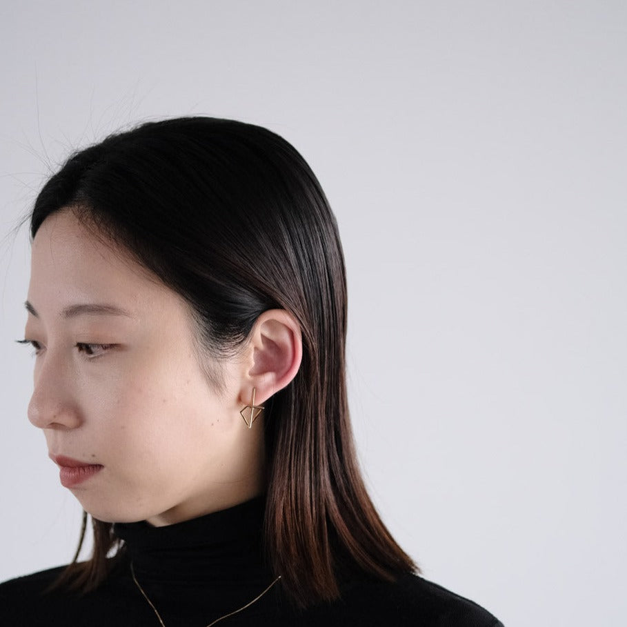 〈LINKING〉unsystematic ear clip 2 mini イヤリング 【別注】