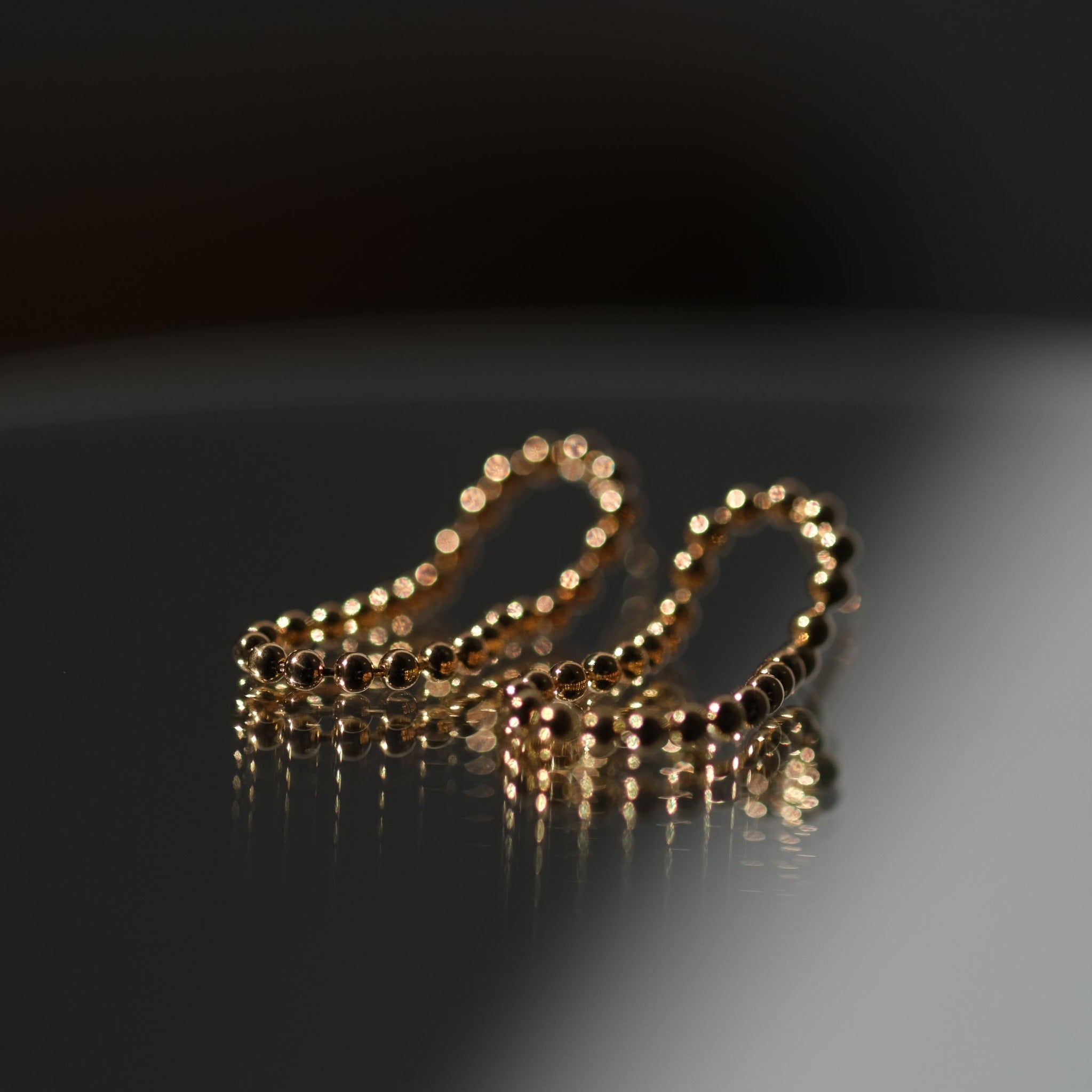 《別注モデル》DOT ループピアス 3cm-GOLD(ペア)