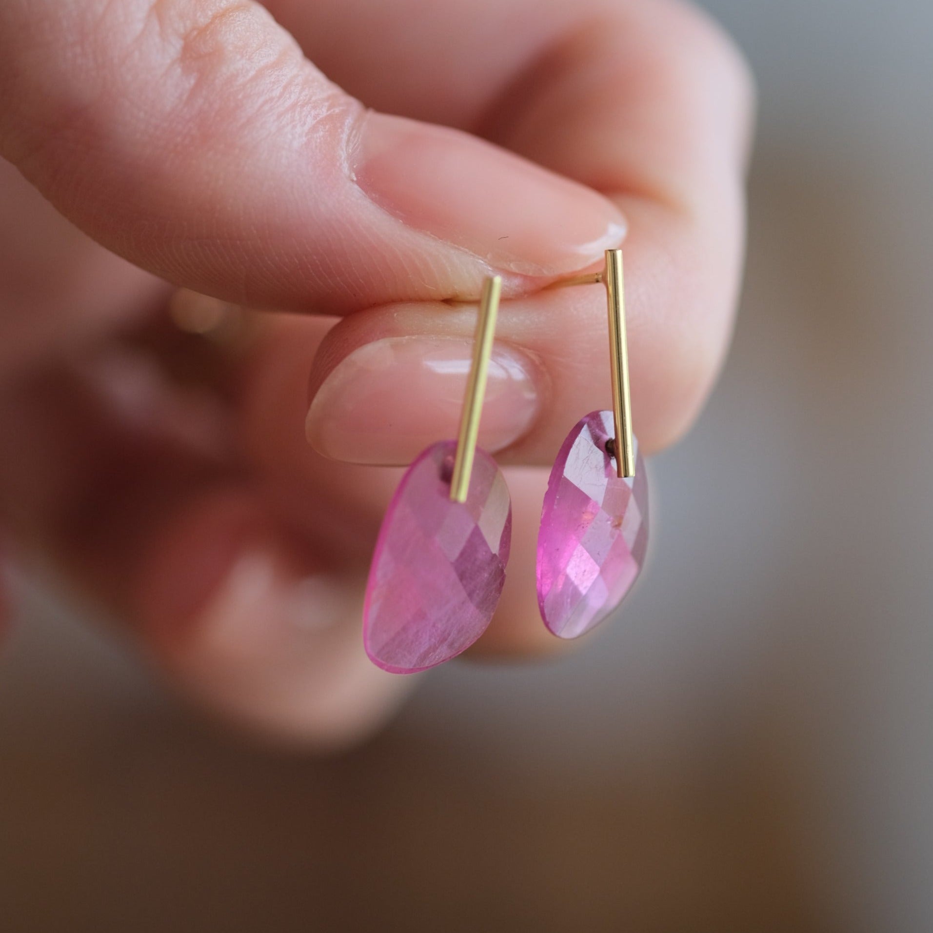 SU CANDY ルビー K18 ピアス