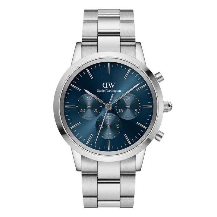 DANIEL WELLINGTON［ICONIC CHRONOGRAPH LINK 42mm-SILVER］