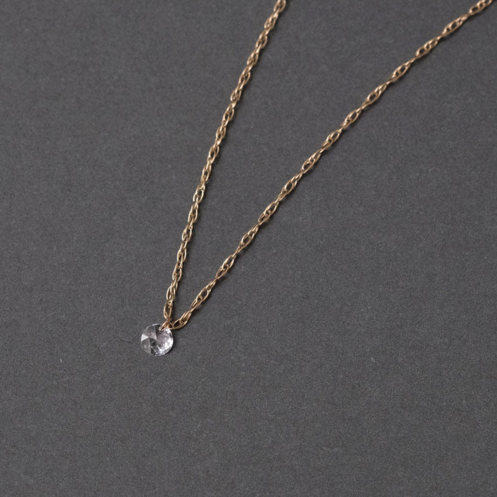 Rosecut Dia Necklace ［A301211AN225 K10 Diamond］ネックレス