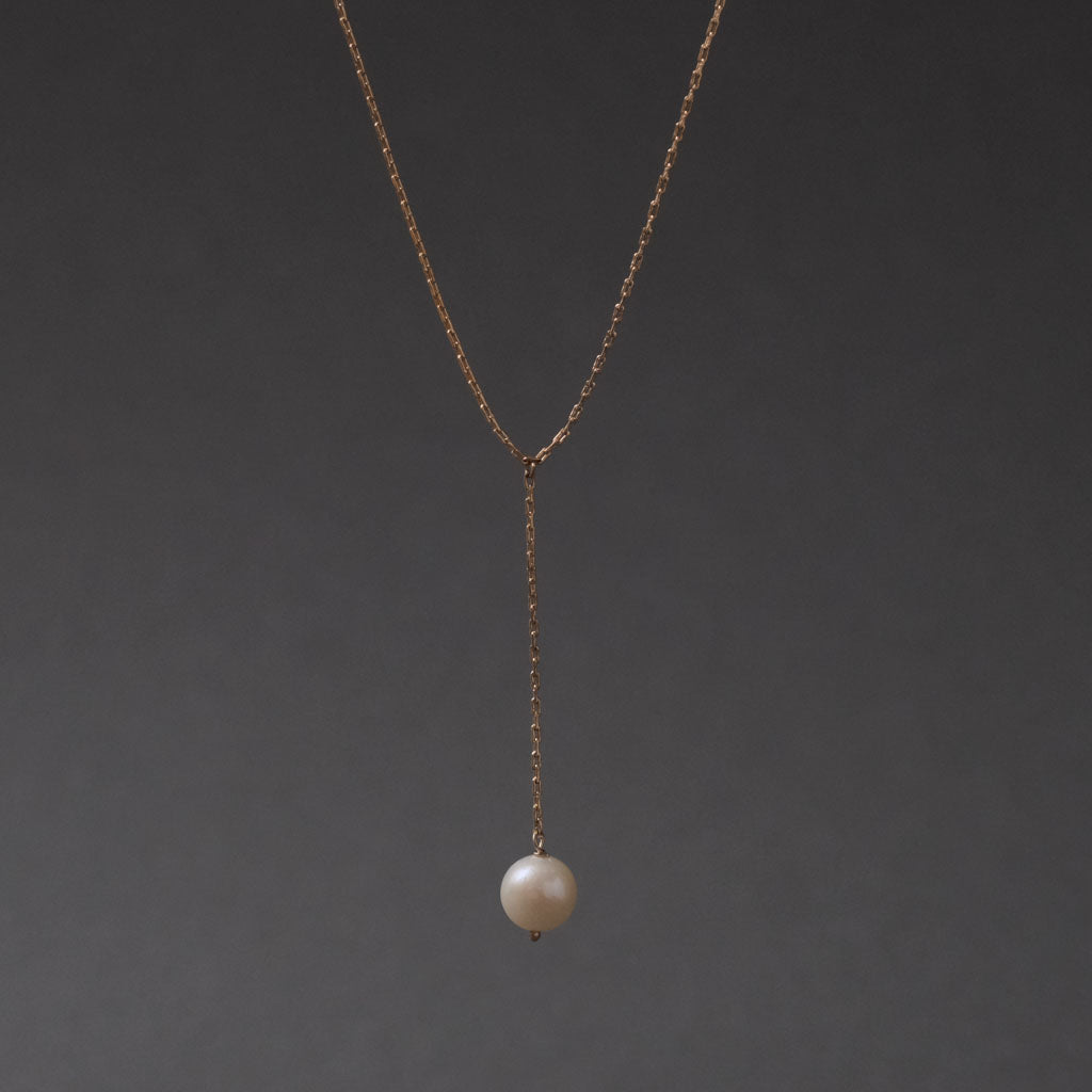 Round Pearl Chain Necklace［A301221AP252 K10 Pearl］ネックレス