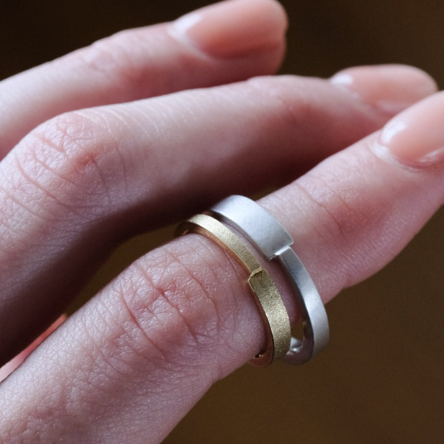 BRIDAL RING［Link Pt900/K18YG］結婚指輪