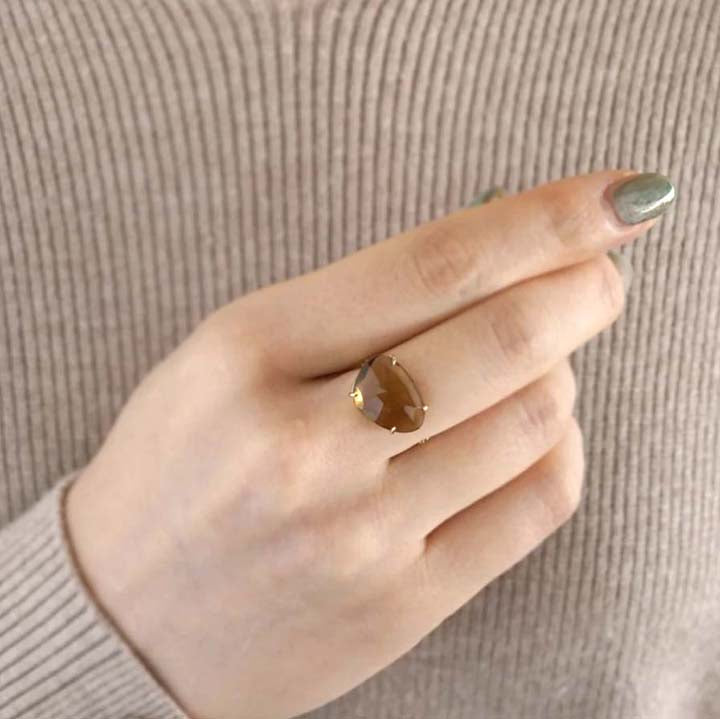 SU CANDY ビアクオーツ K18リング