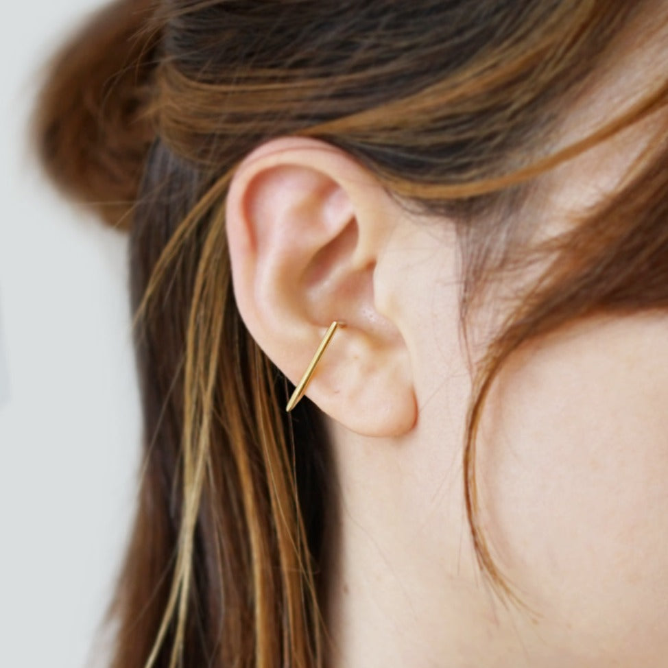 〈LINKING〉shard earcuff シルバー イヤーカフ