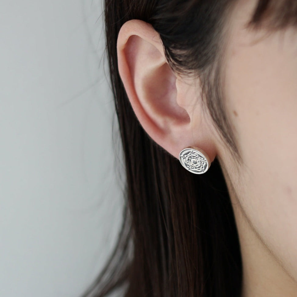 union rose pierce［AG920906 Sterling silver］ピアス