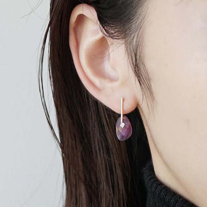 SU CANDY ルビー K18 ピアス