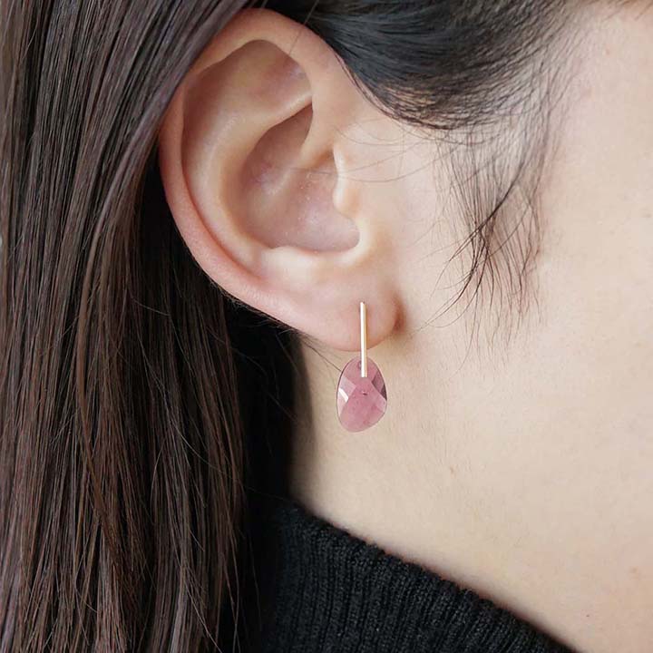 SU CANDY ルビー K18 ピアス