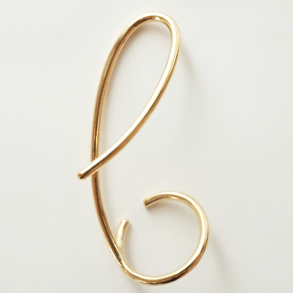 〈LINKING〉wind ear cuffs シルバー/ゴールド イヤーカフ