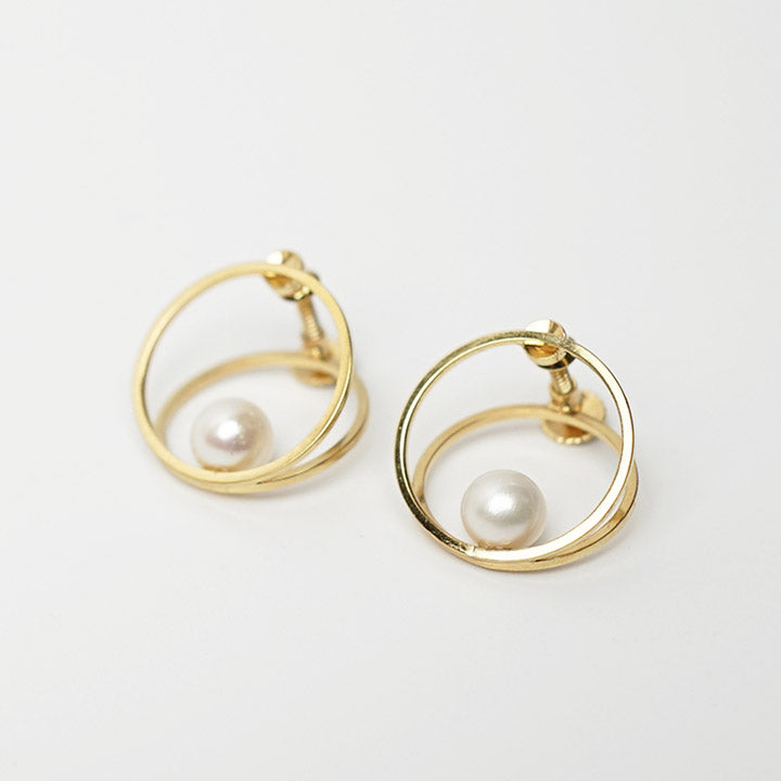 januka：CLIP PEARL Earrings