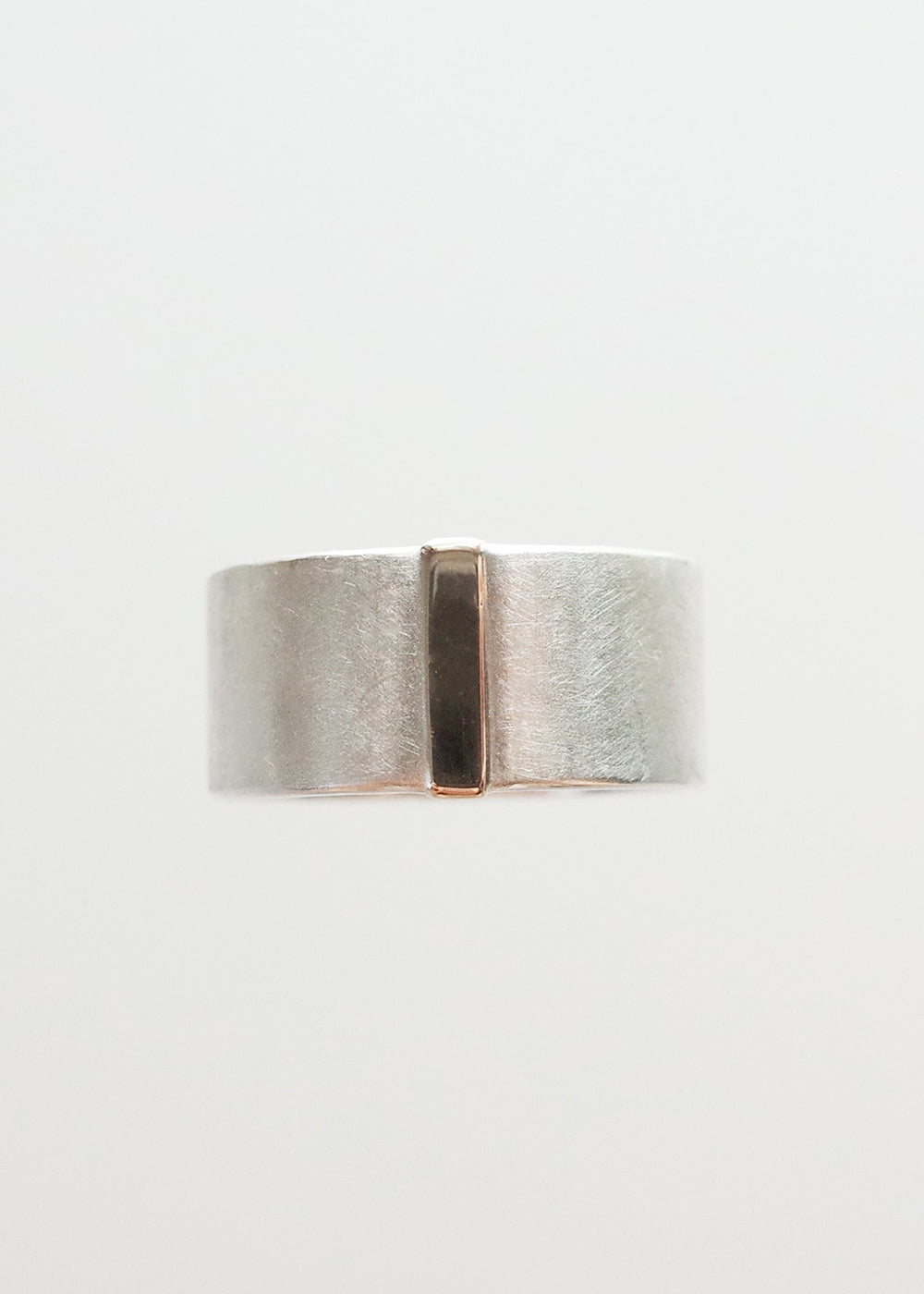 〈SIDE〉straight line ring - thin リング