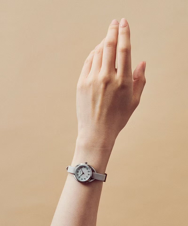 MATOW-Shiki ROUND ホワイトペッパー［mw001001 - Silver / Gray］腕時計