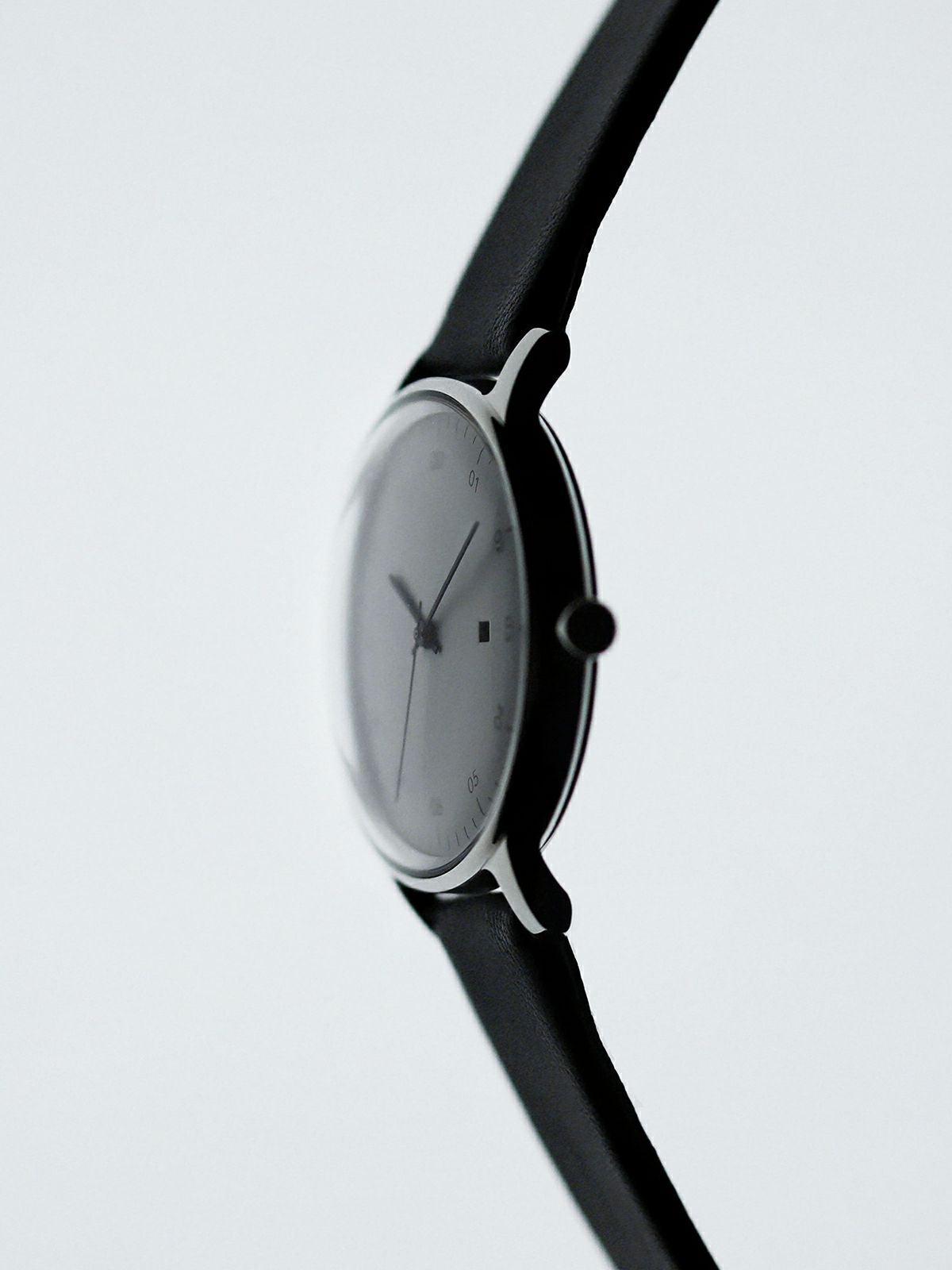 sazaré　SK01　01.01.00 sazare SK01［No.01.01.00 SS SILVER MIRROR FINISH / WHITE DIAL