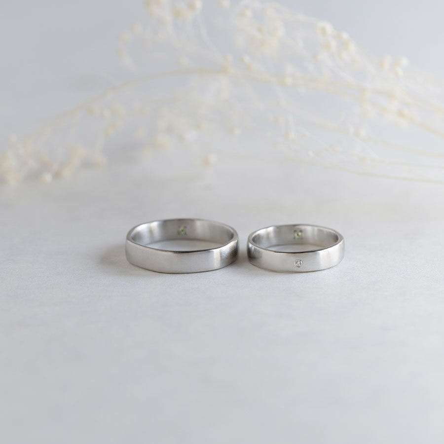 BRIDAL RING［象徴 Pt900/Pt900］結婚指輪