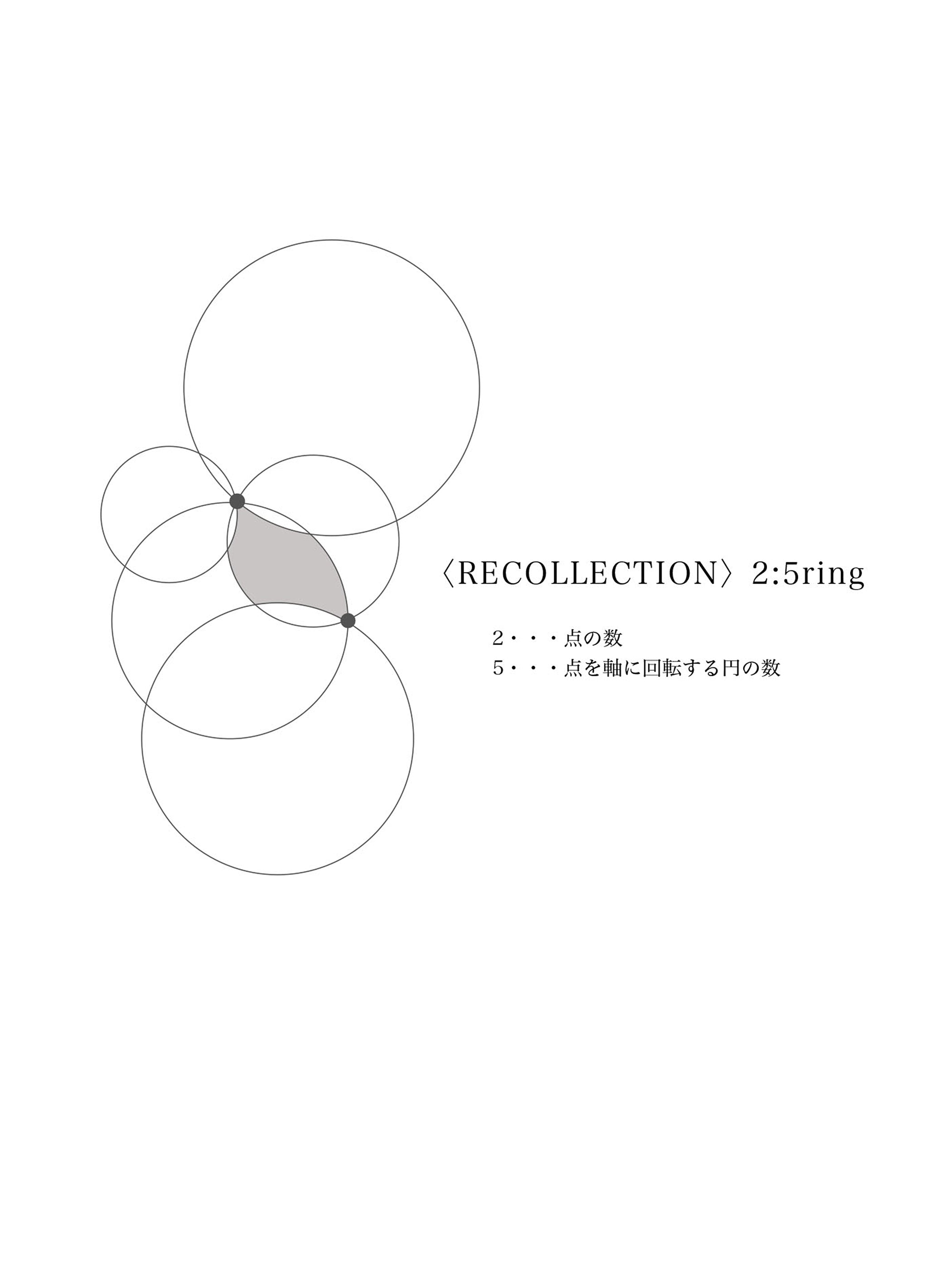 revie objects-RECOLLECTION 2:5 ring［RE1-02 SV］リング