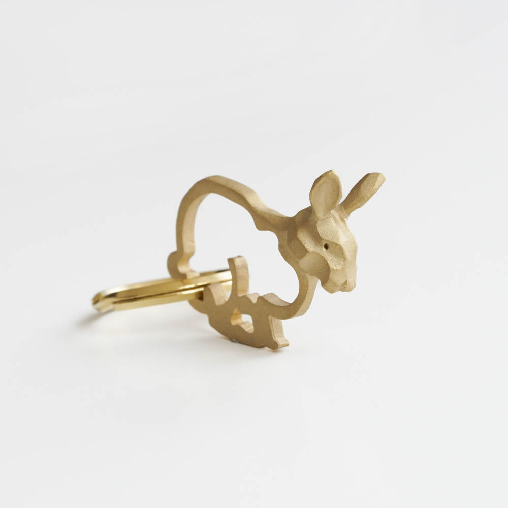 PROOF OF GUILD-Rabbit Keyring［ウサギ 真鍮］キーリング