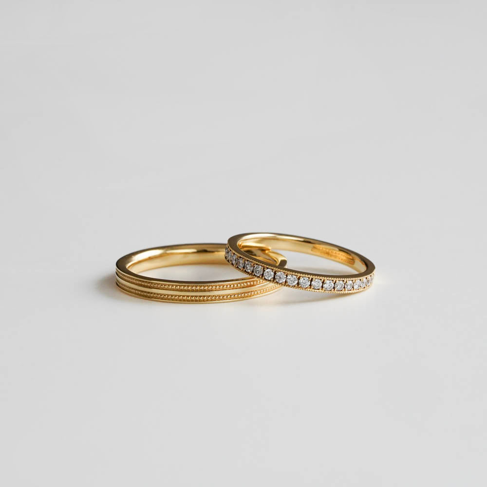 FRAU KOBE BRIDAL RING［Lady Tiara-British Style］結婚指輪（ペア）