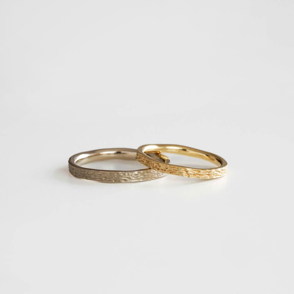 sowi-BRIDAL RING［ゆらゆら スリム Pt900/K18YG］結婚指輪（ペア）