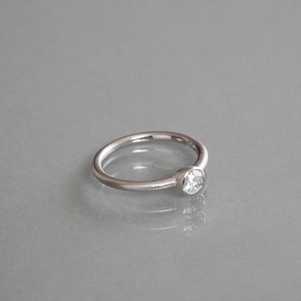 Ryui［Norme bezel/rose cut - 婚約指輪］