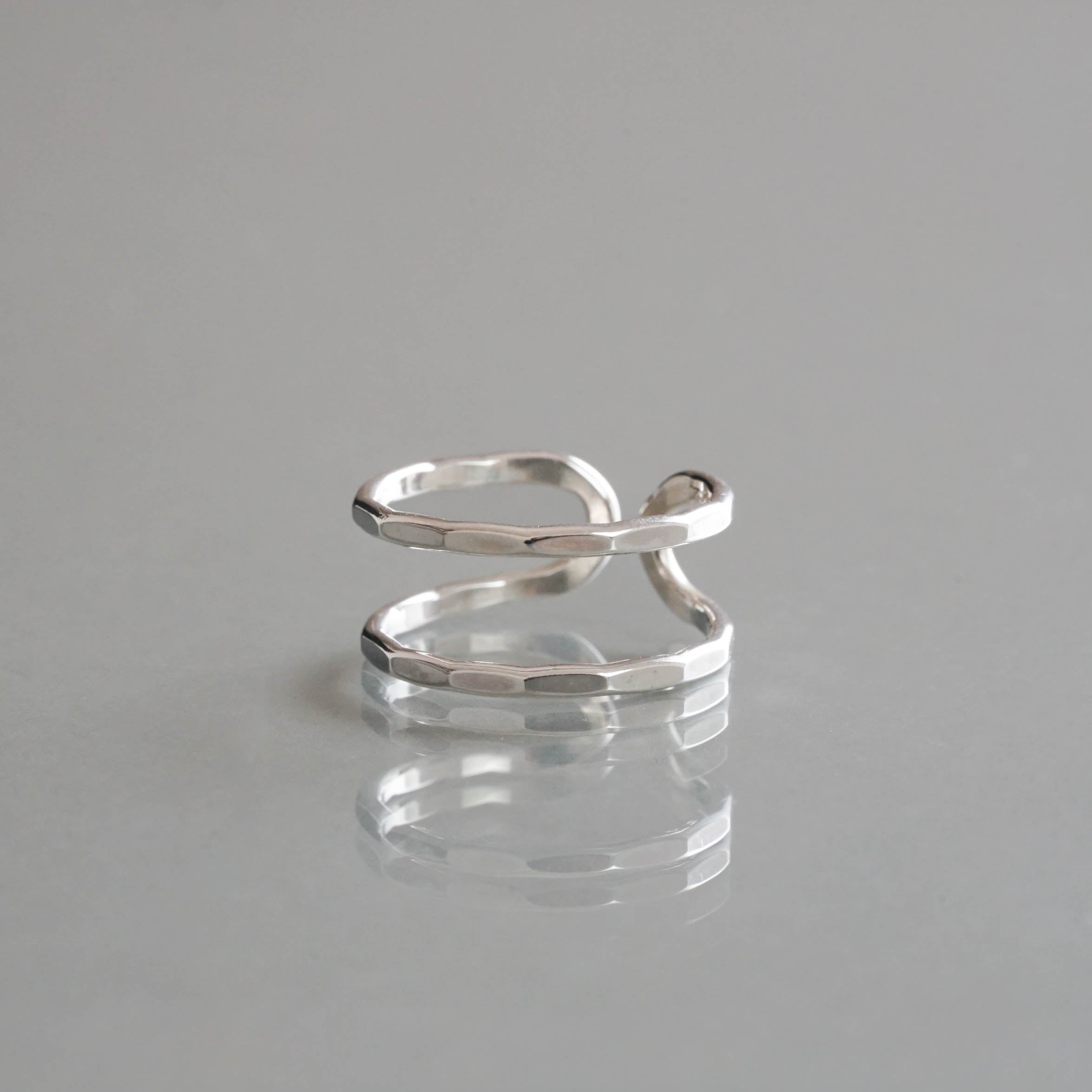 SOURCE objects - Silver Double Open Back Ring［MJM1-112 SV］リング