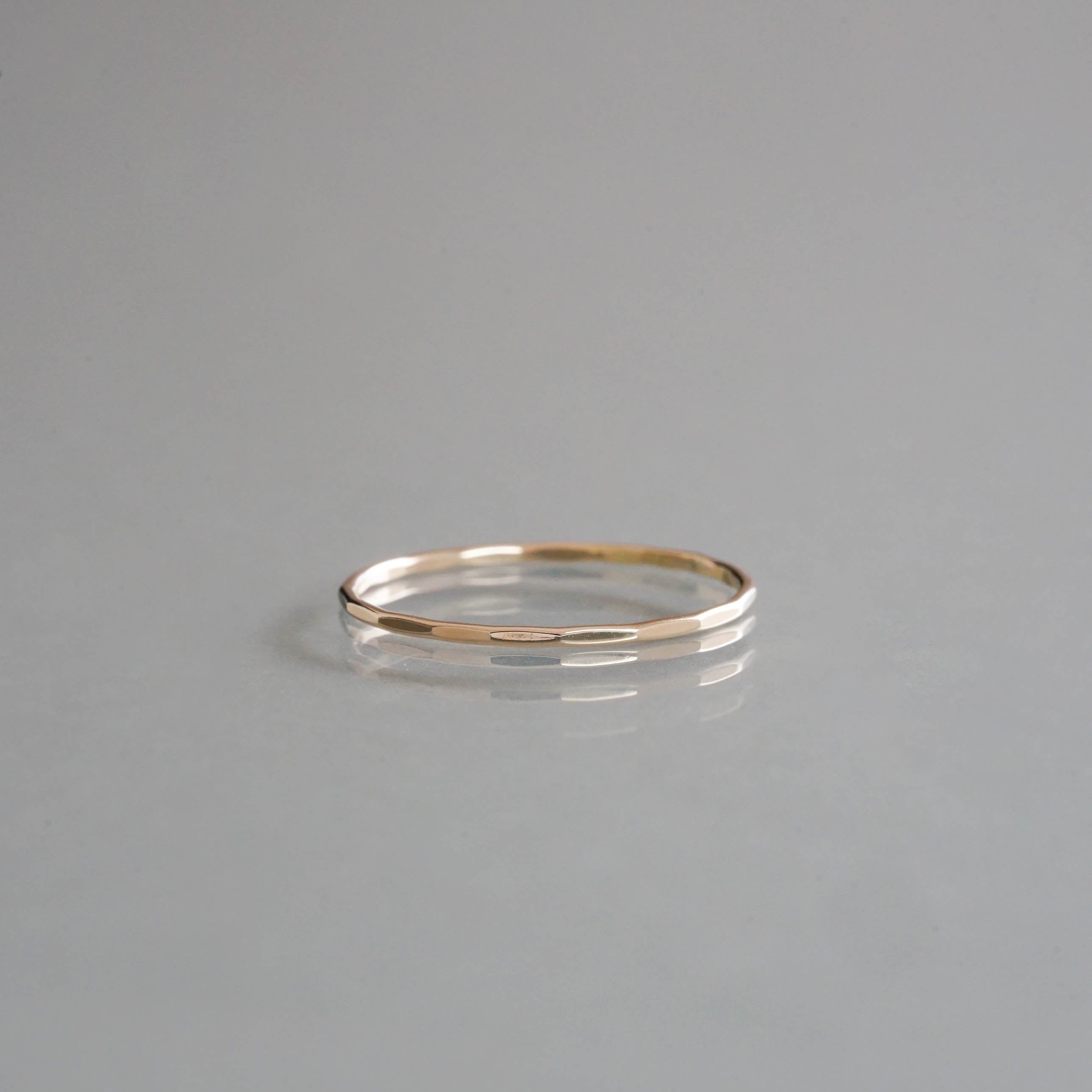 SOURCE objects - Gold Stacking Ring［MJM1-010-1 K14YG］リング