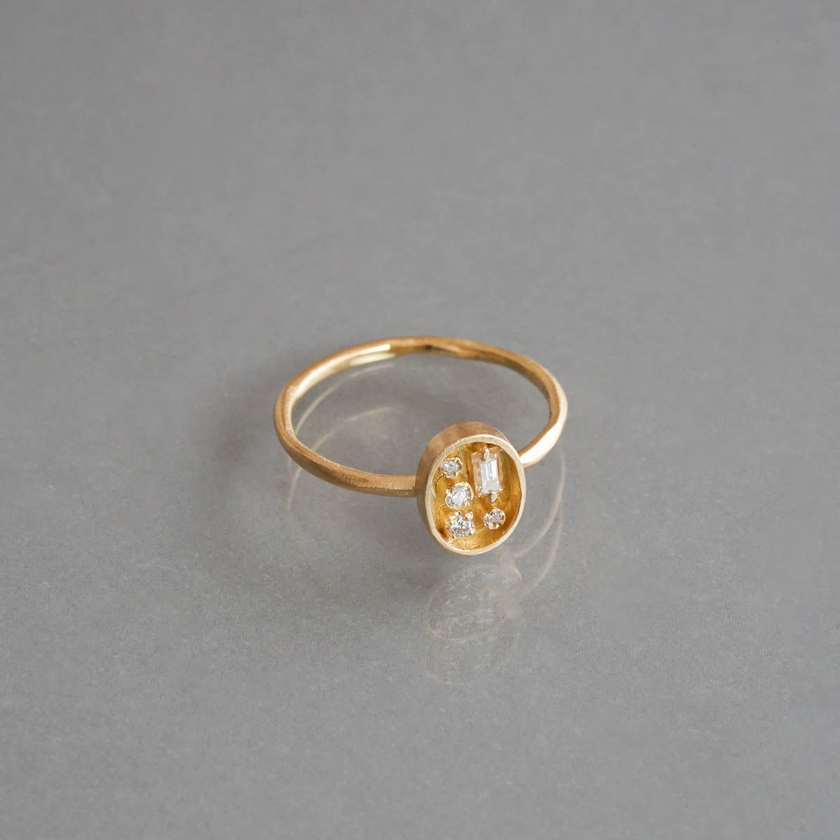 Atelier d'antan - Oval Box Chocolate Ring［A024201AR006 K18］リング