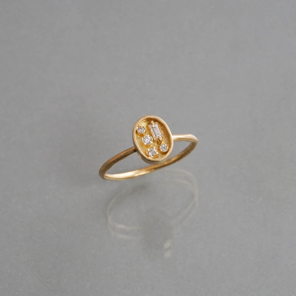 Atelier d'antan - Oval Box Chocolate Ring［A024201AR006 K18］リング
