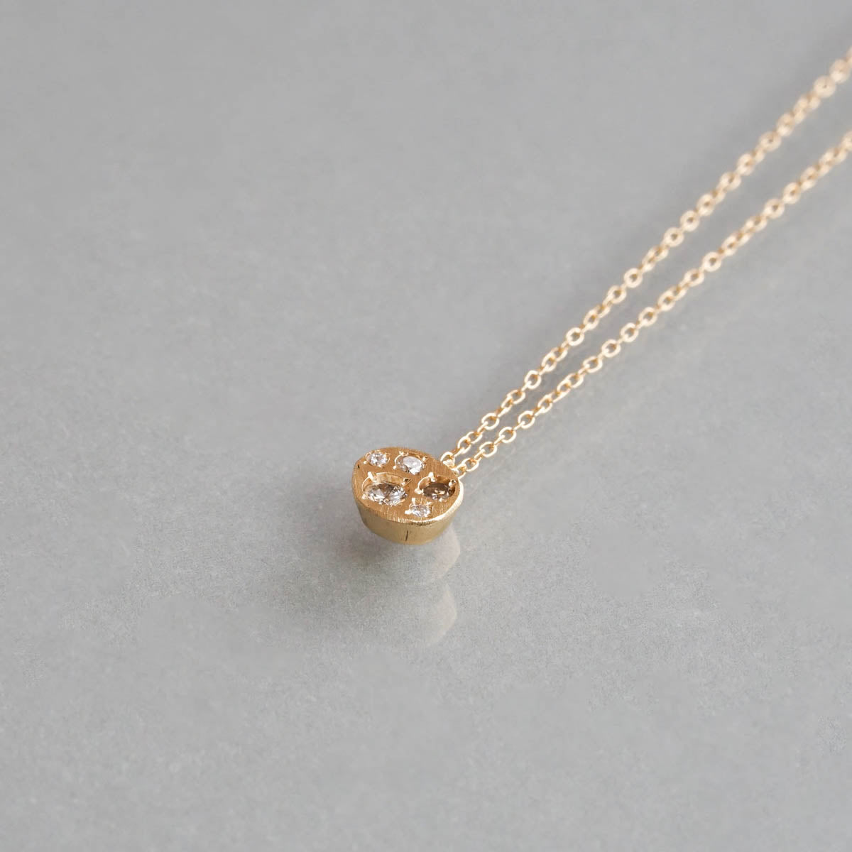 Atelier d'antan：Round Chocolate Necklace A024201AN008