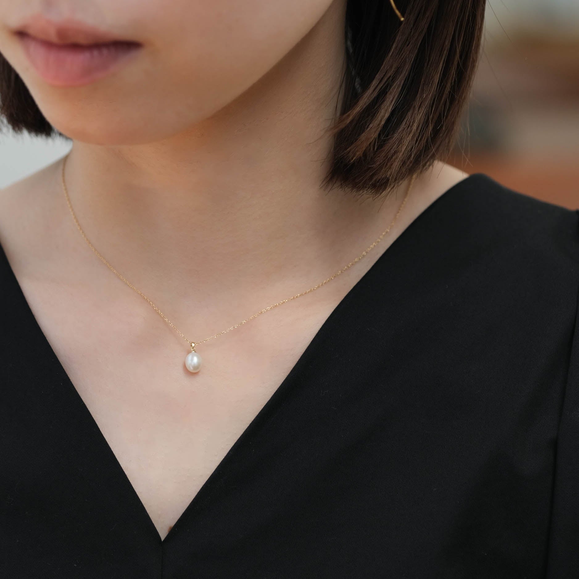 Atelier d'antan［Spontaneous Pearl Necklace - A021201AN004］