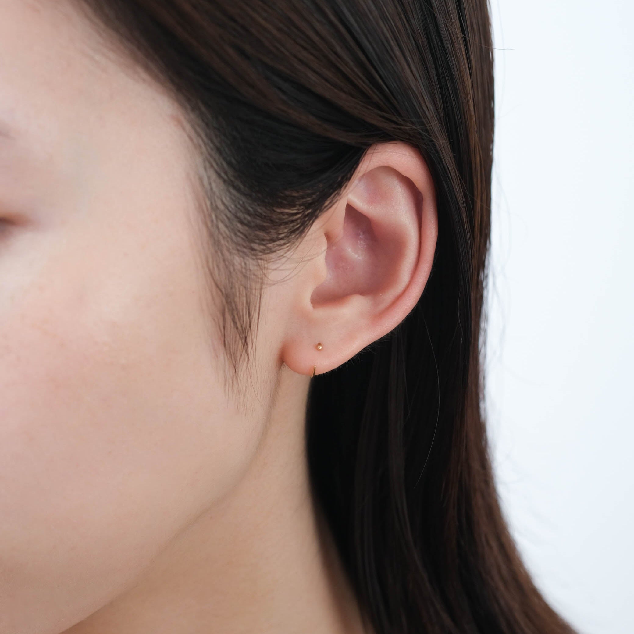 SOURCE objects - Small Hugger Earrings［MJM1-111 K14YG］ピアス