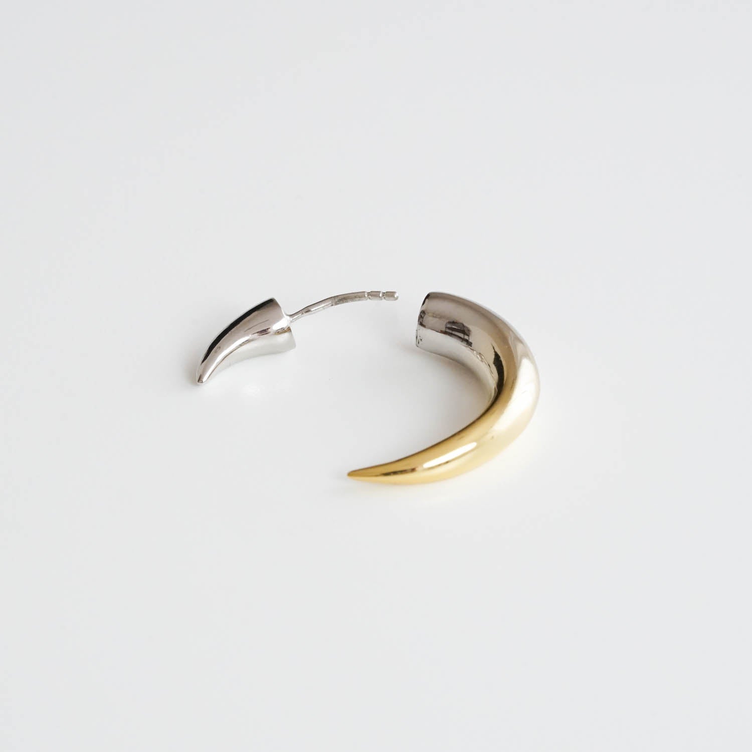 ACE by morizane-bail horn pierce gradation B［AG920306bGR Sterling silver］シングルピアス