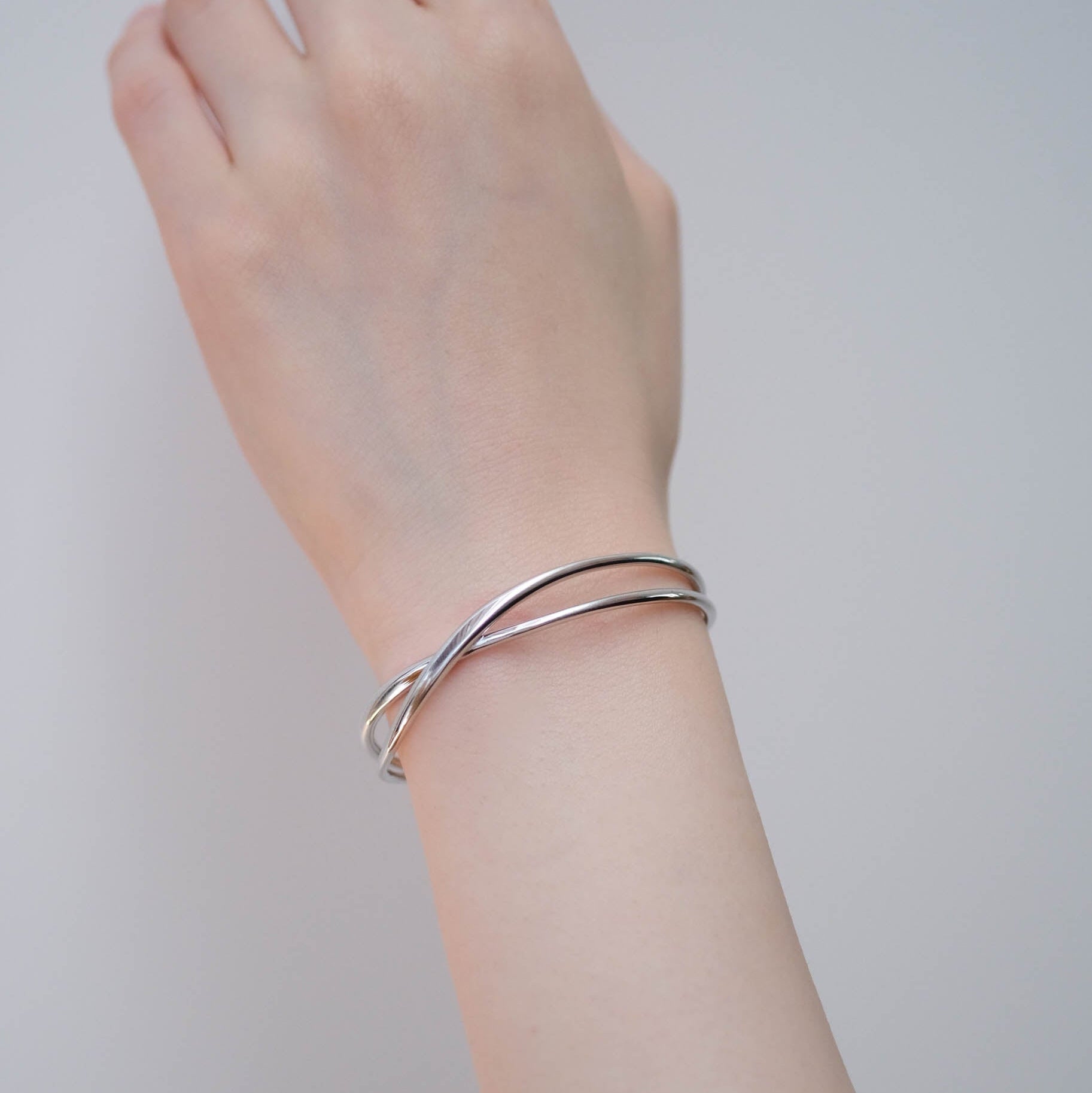 MATOW-Cross Bangle［mwcbss - Silver］バングル