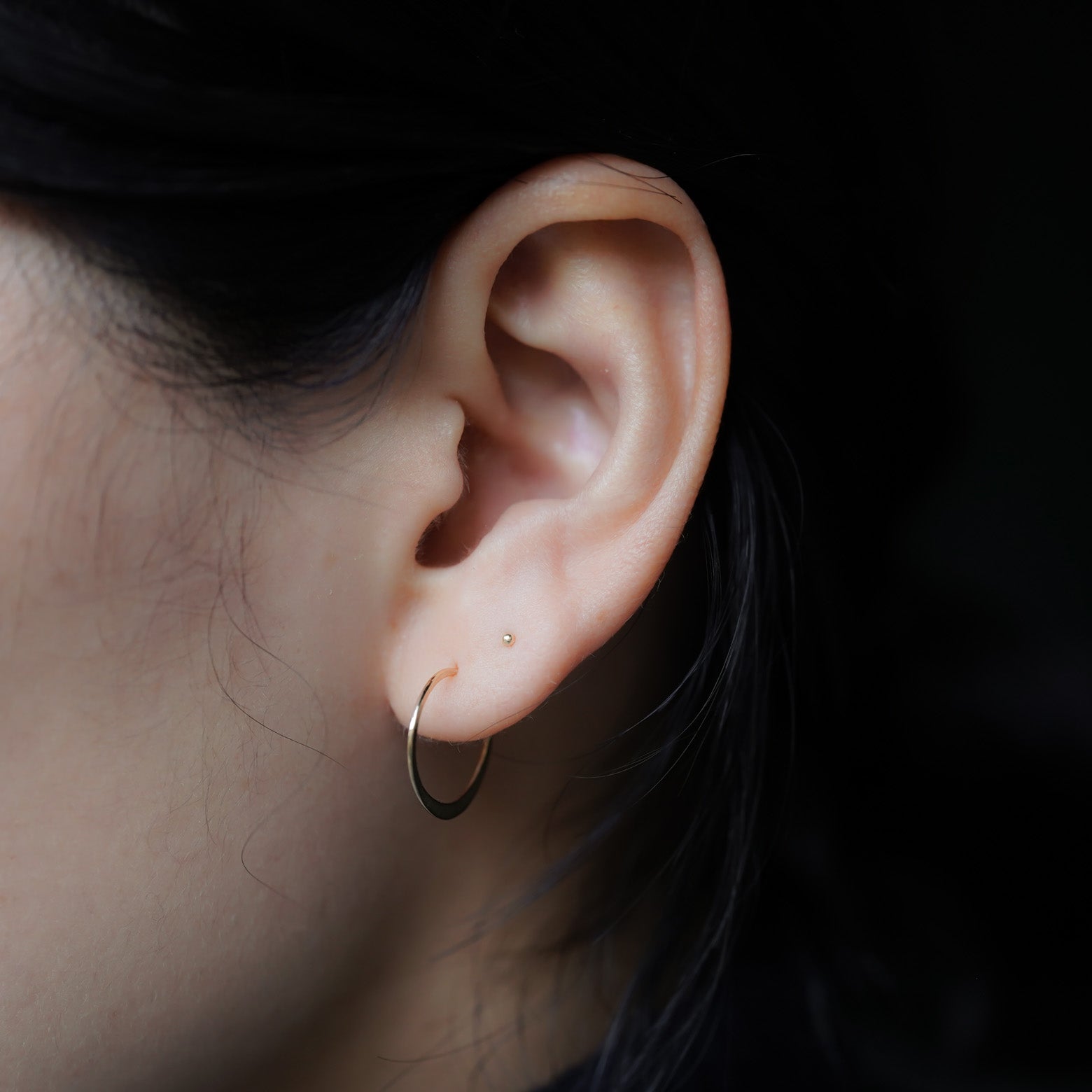 SOURCE objects - Long Barbell Earring［KWN-002 K14YG］ピアス