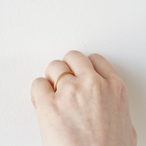 BRIDAL RING［Braid Pt900/K18YG］結婚指輪