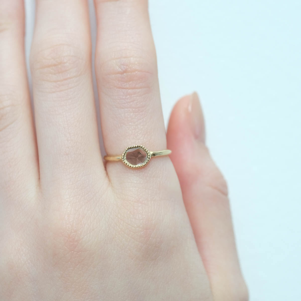 atelier plow-スライスダイヤモンド リング［K18YG #9.5］