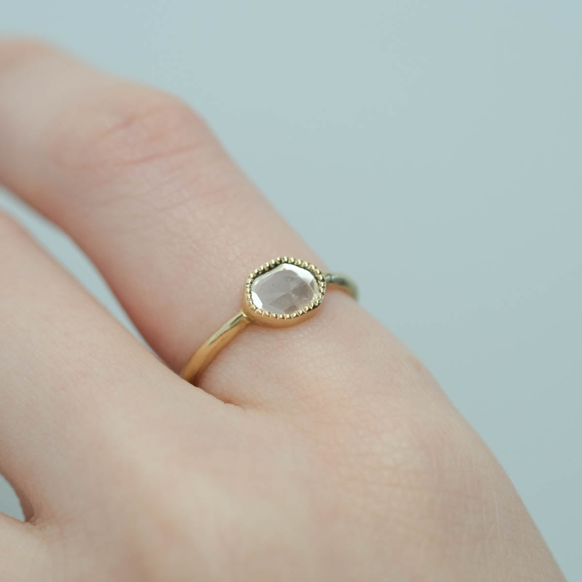 atelier plow-スライスダイヤモンド リング［K18YG #9.5］