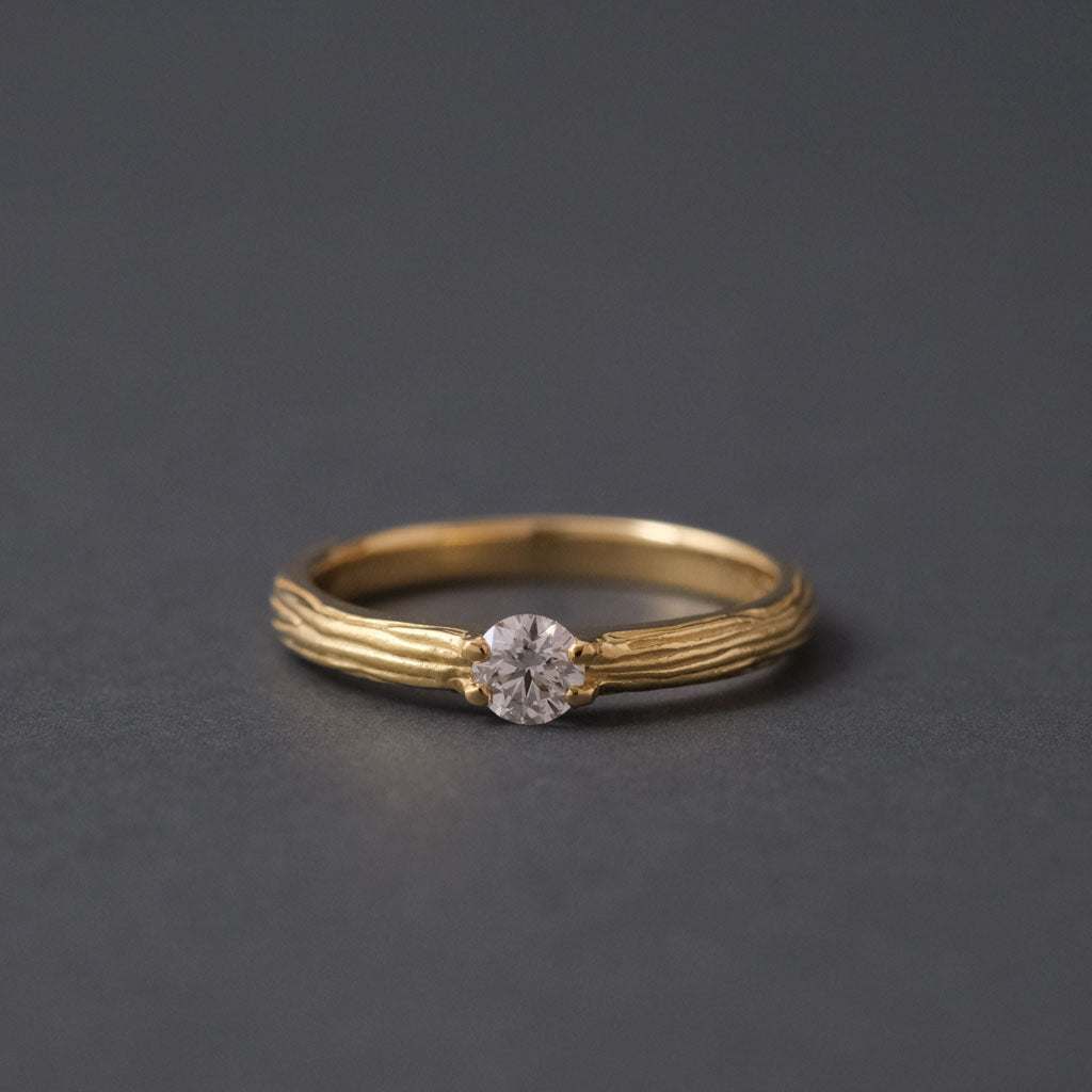 FRAU KOBE BRIDAL RING［NATURE NW001 K18YG］婚約指輪