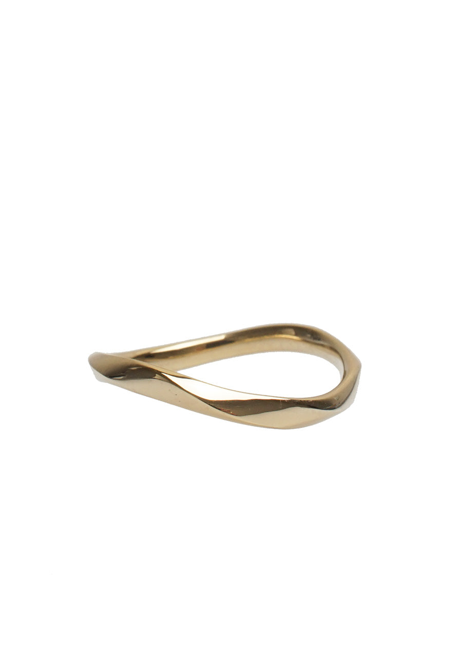 BRIDAL RING［6 twist curve Pt900/K18YG］結婚指輪