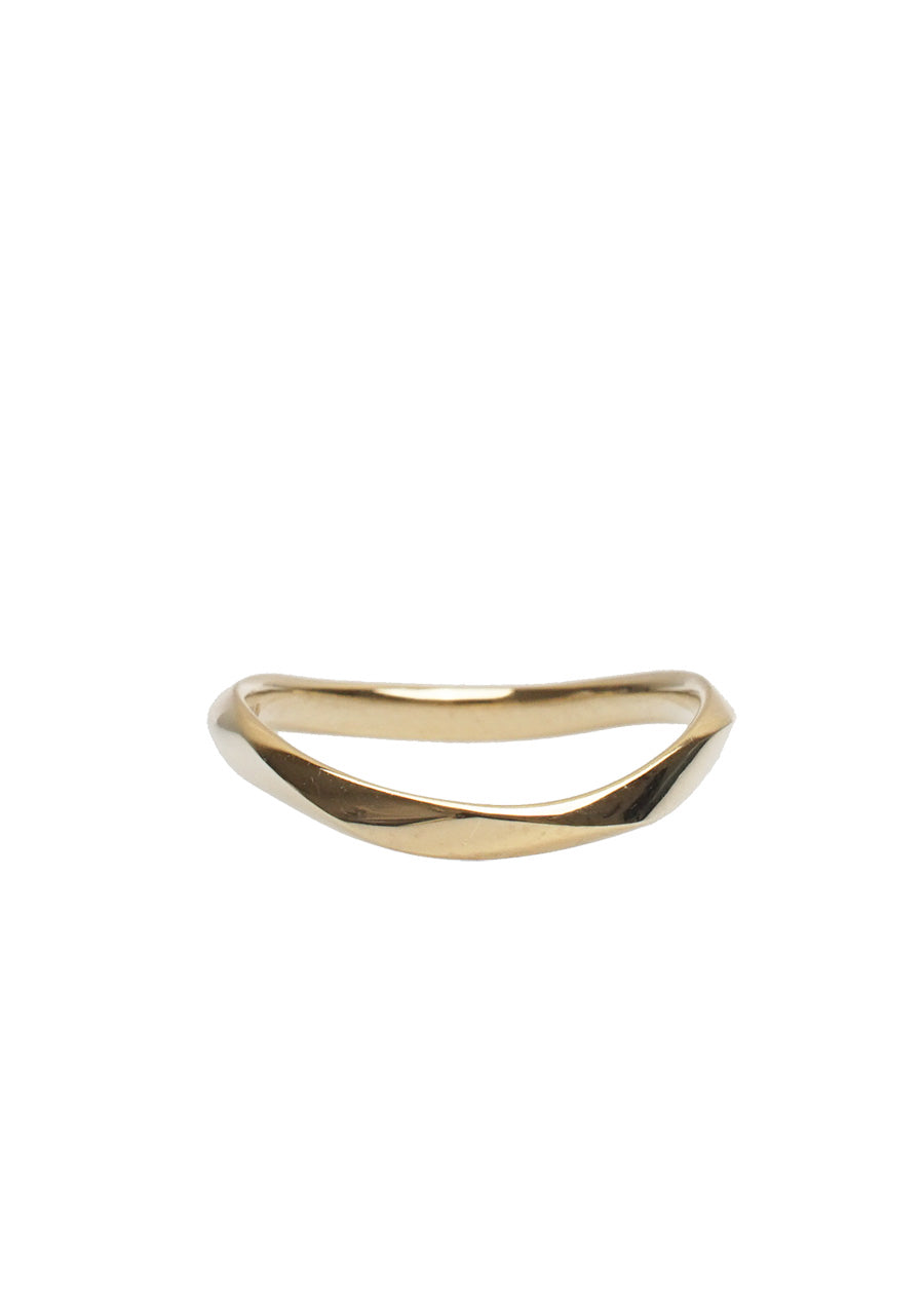 BRIDAL RING［6 twist curve Pt900/K18YG］結婚指輪