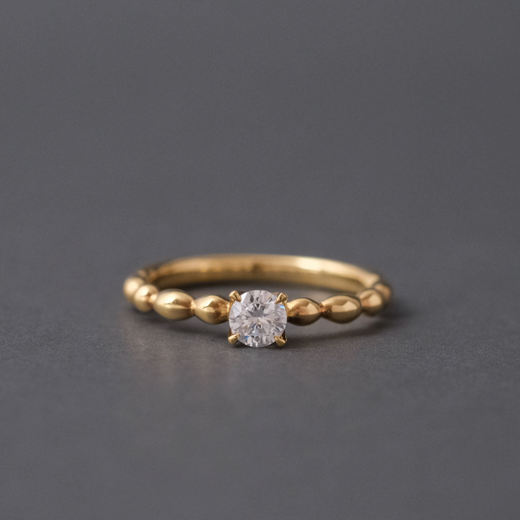 FRAU KOBE BRIDAL RING［CHOCOLA BALL K18YG］婚約指輪