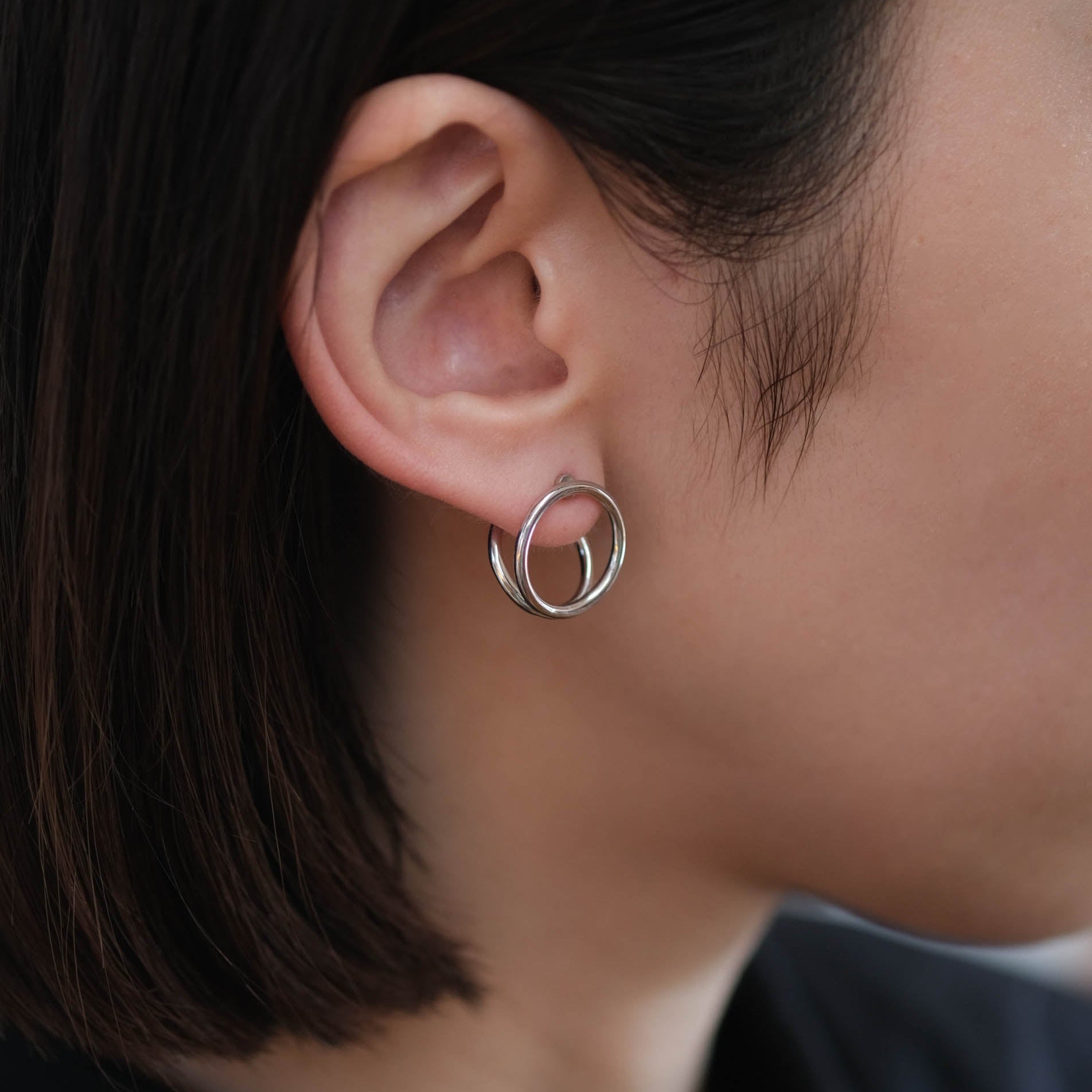 januka-CLIP THICK EARRING S［Silver］