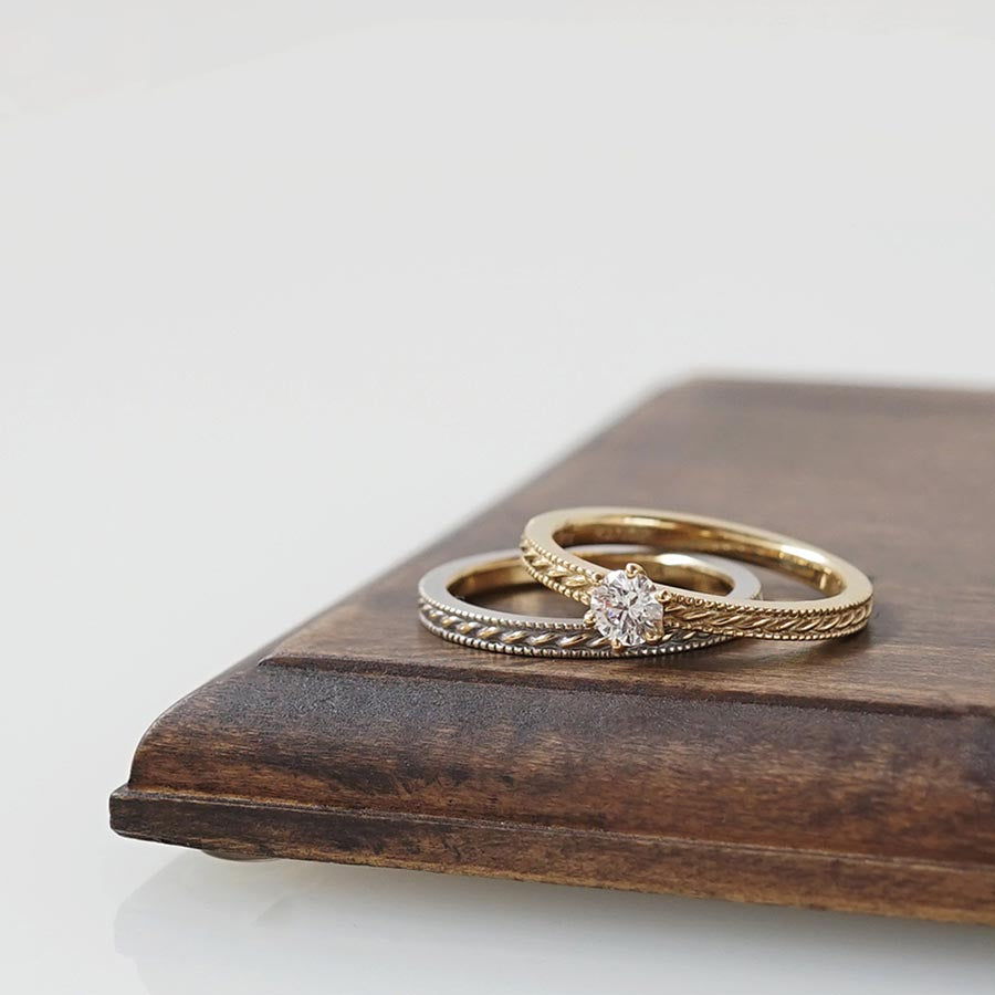 BRIDAL RING［Classic K18WG/K18YG］結婚指輪